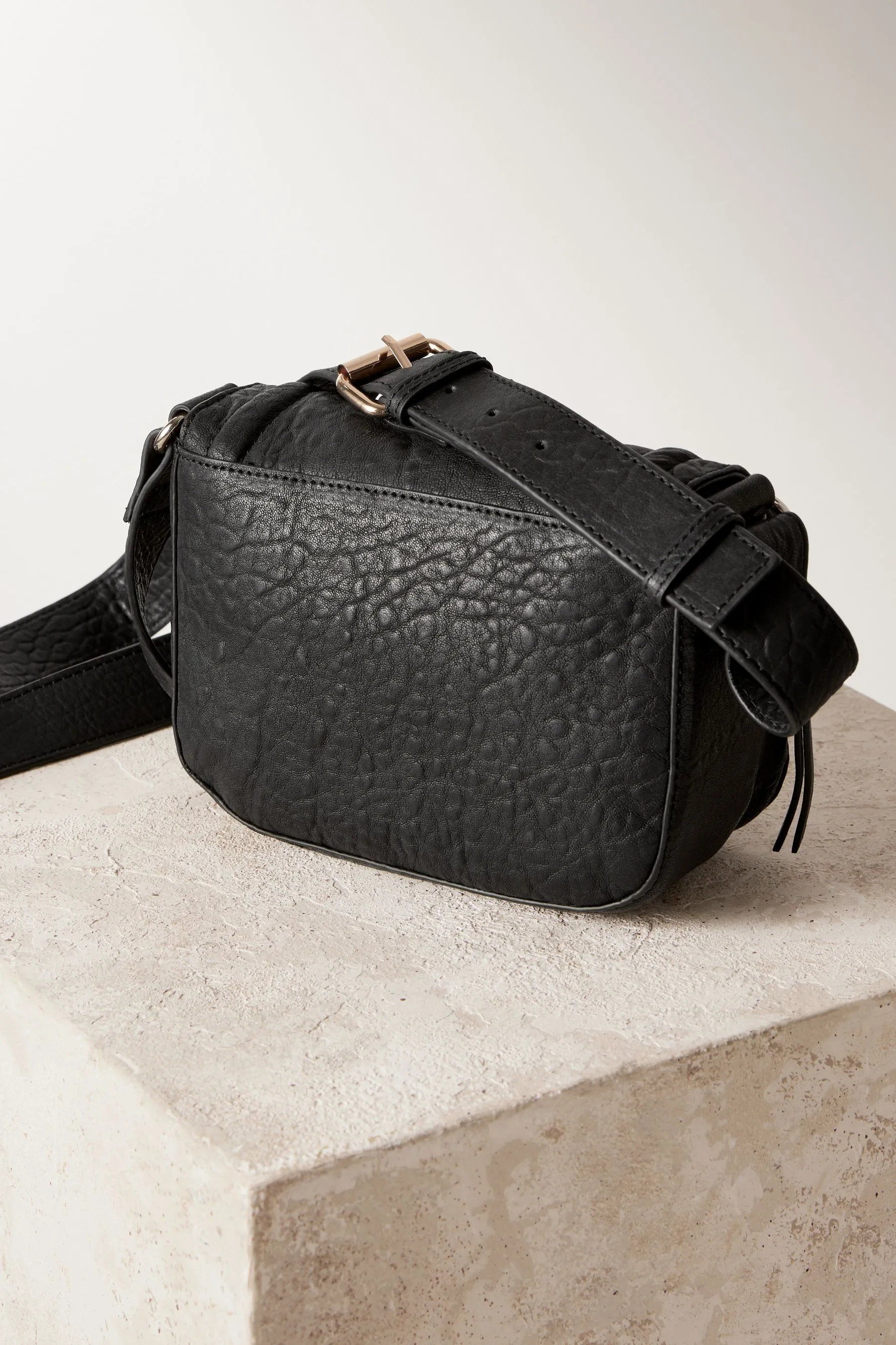 100% Borsa a tracolla in pelle fiore    