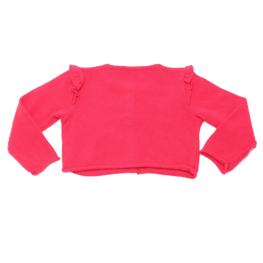 1413AD cardigan bimba GIRL SIMONETTA TINY wool fuxia sweater kids