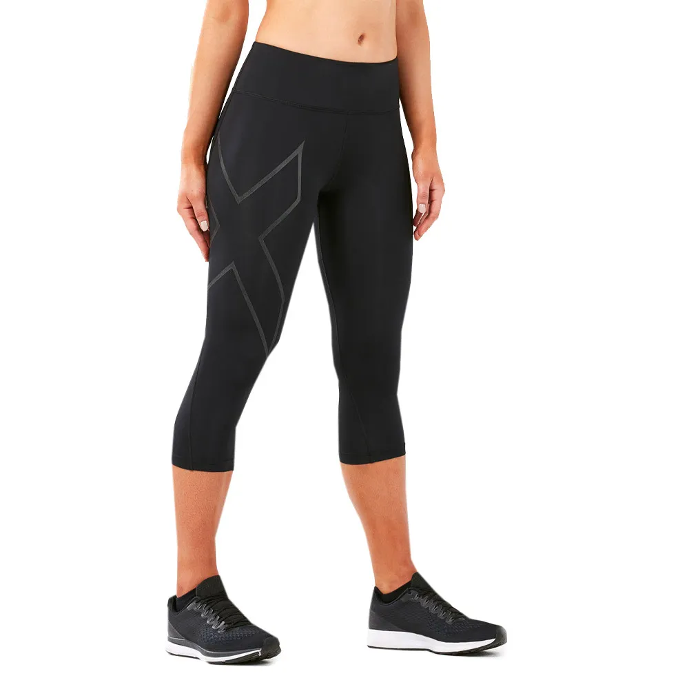 2XU Run Mid Rise per donna 3/4 Compressione Tight