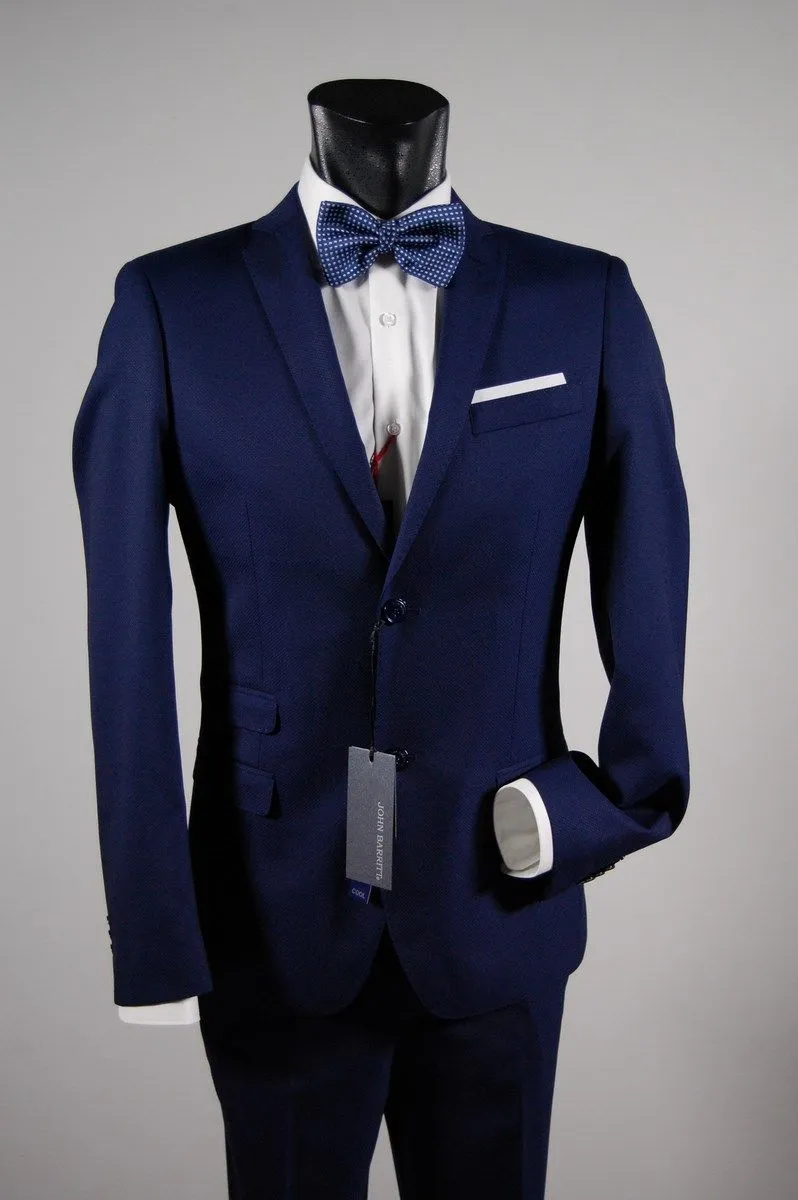 Abito blu slim fit john barritt ticket pocket