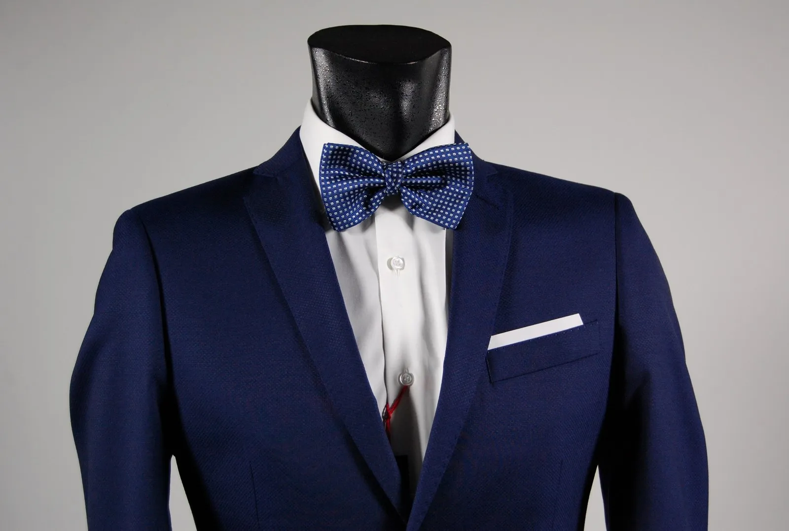 Abito blu slim fit john barritt ticket pocket