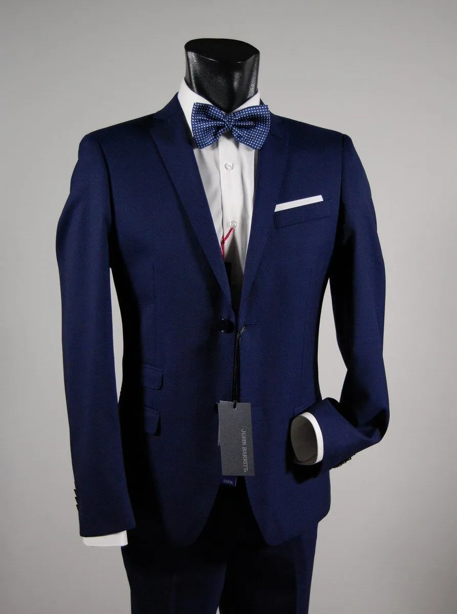Abito blu slim fit john barritt ticket pocket