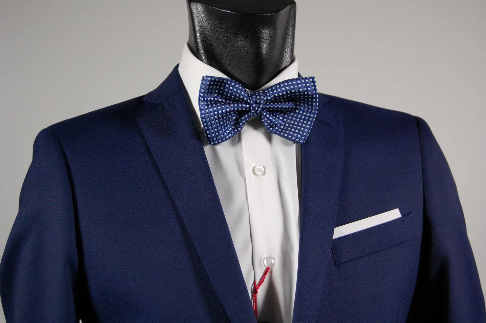 Abito blu slim fit john barritt ticket pocket