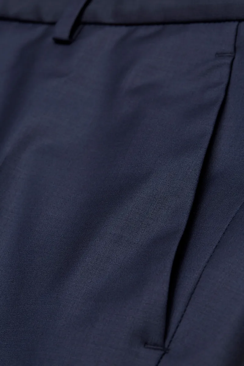 Abito elegante digel bluette slim fit con panciotto damascato