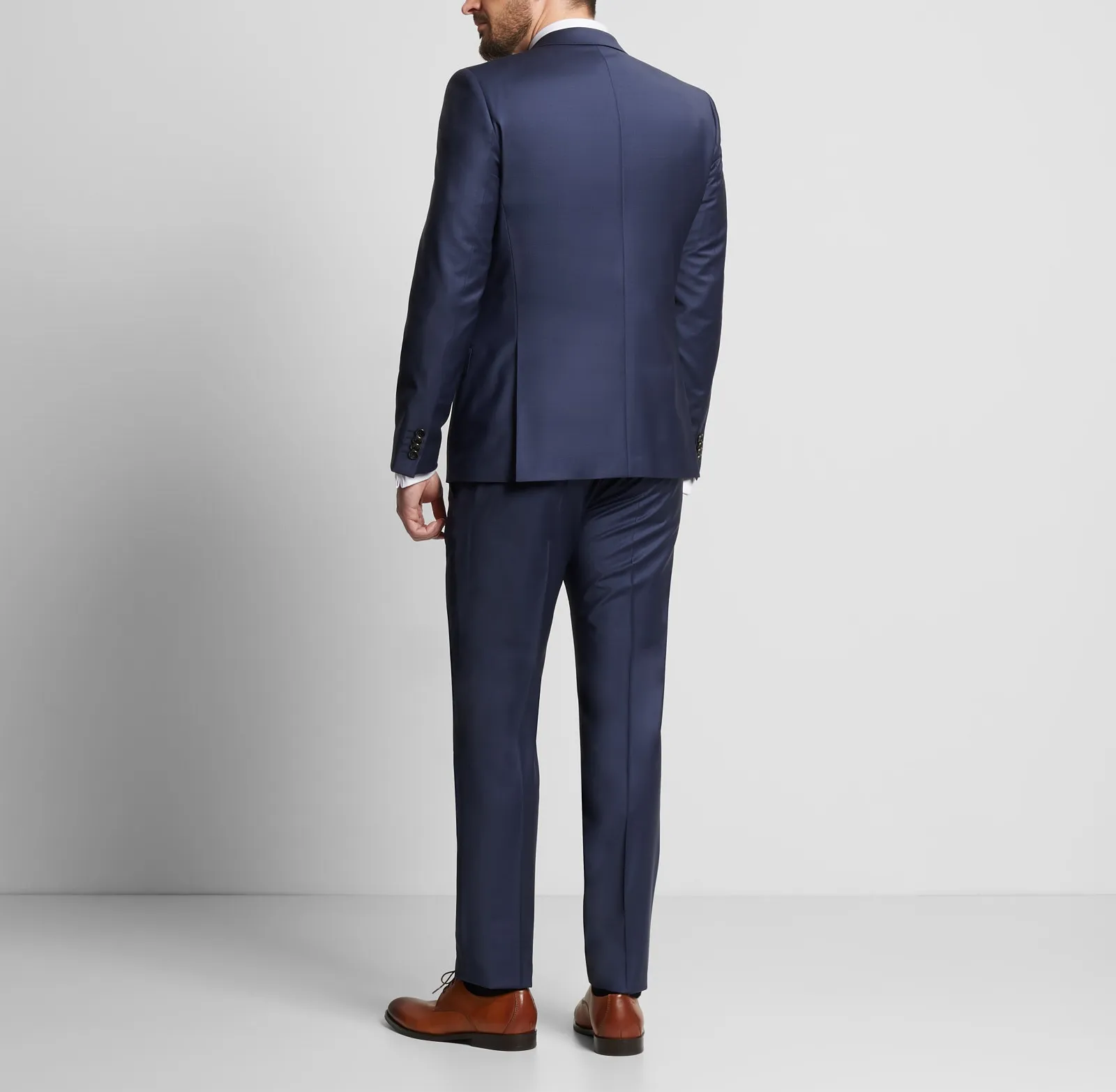 Abito elegante digel bluette slim fit con panciotto damascato