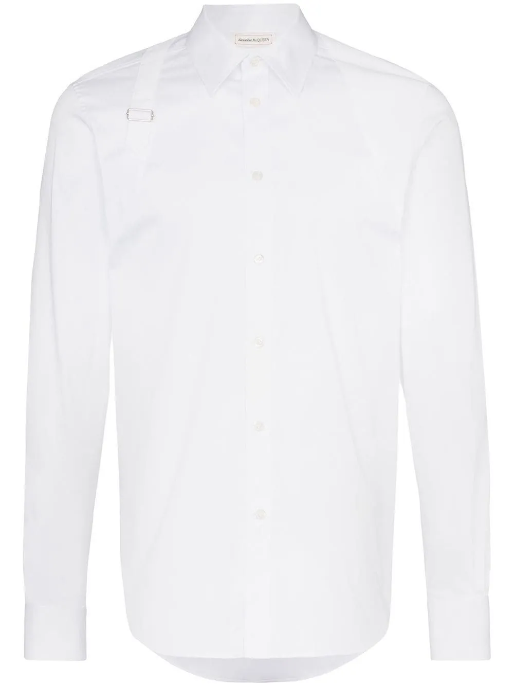 Alexander McQueen-Camicia con bretella