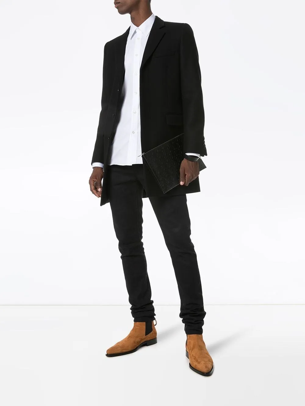 Alexander McQueen-Camicia con bretella