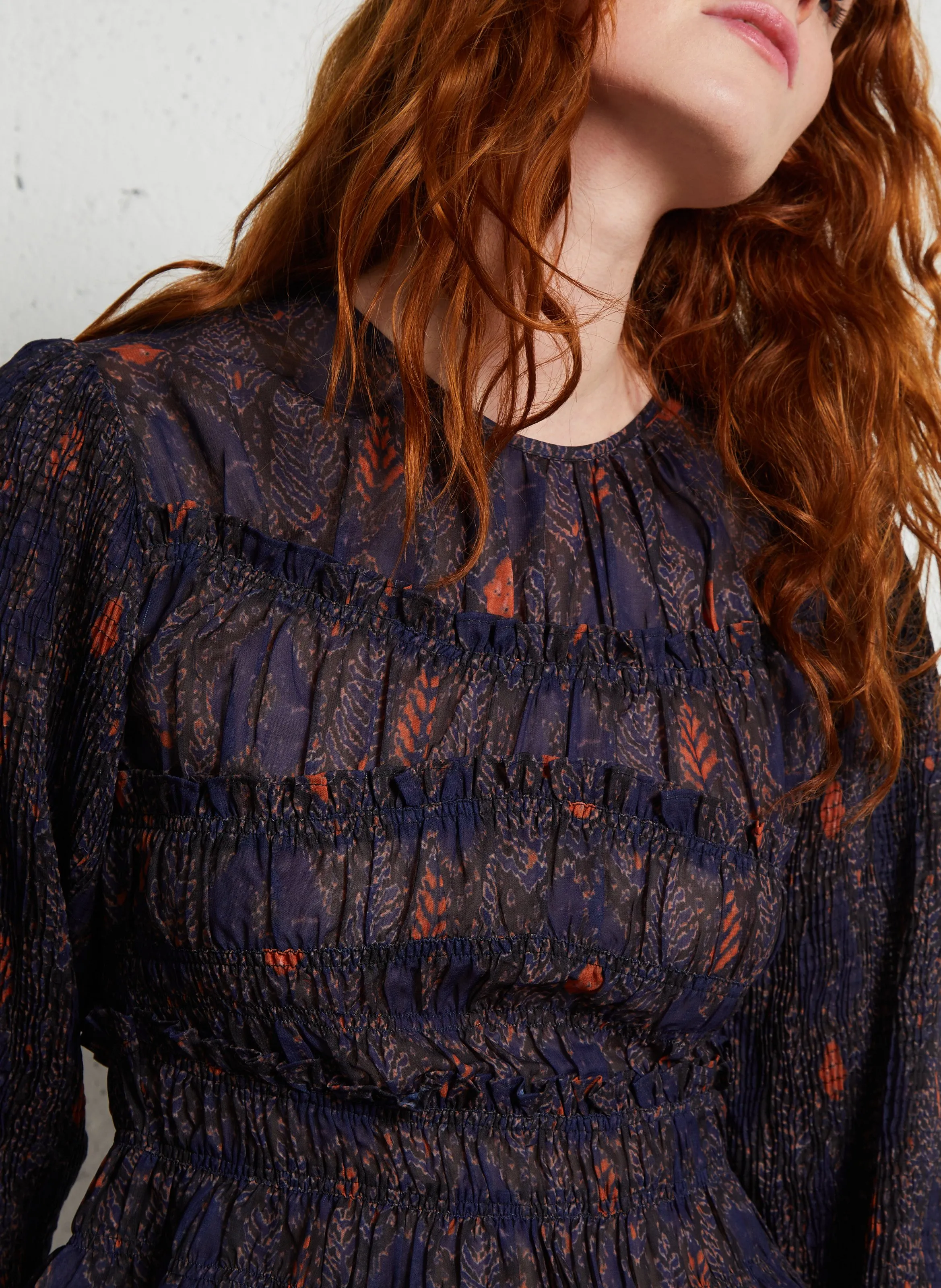  ANTIK BATIK   MANI - Blusa stampata | Blu