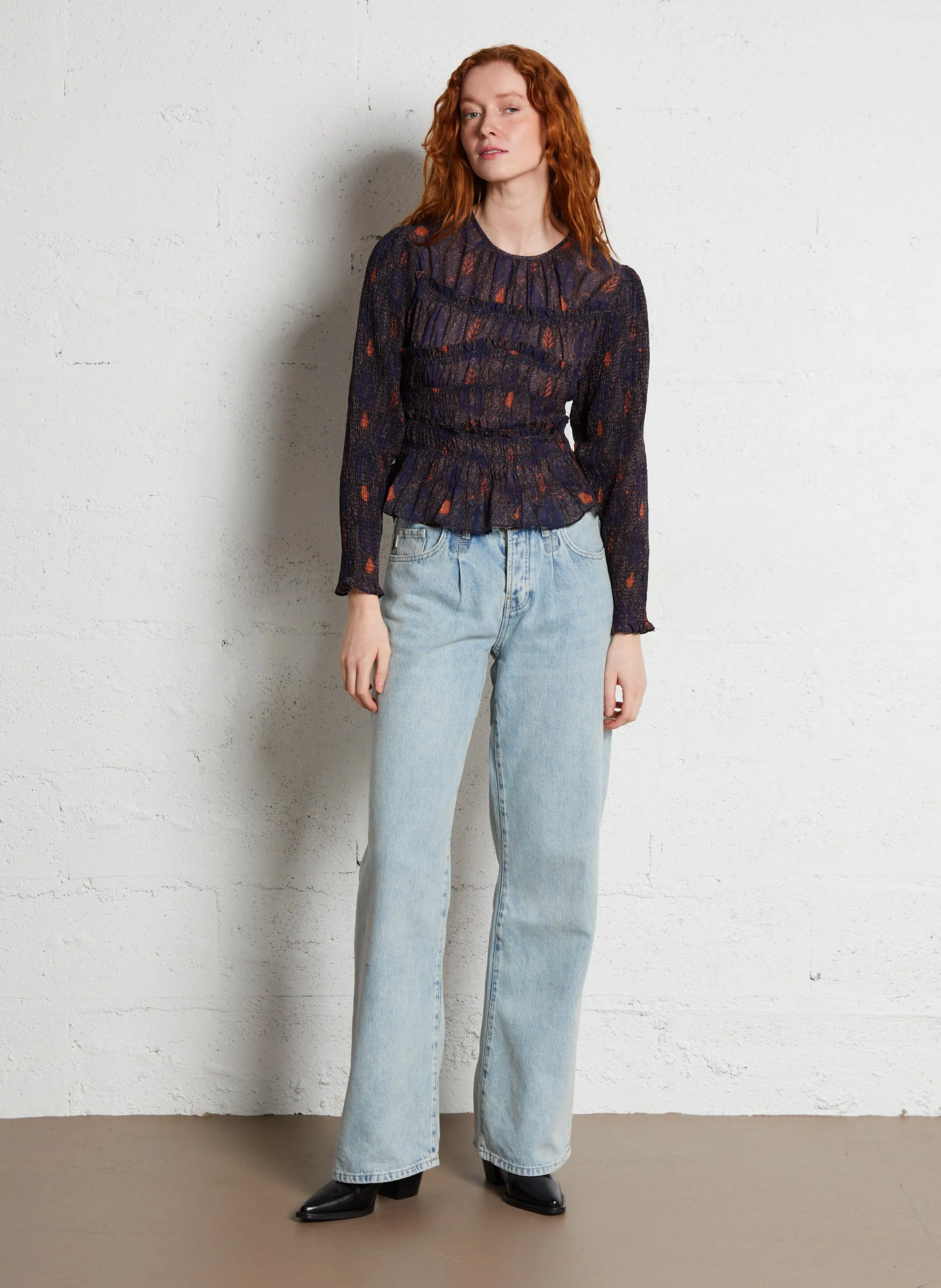  ANTIK BATIK   MANI - Blusa stampata | Blu