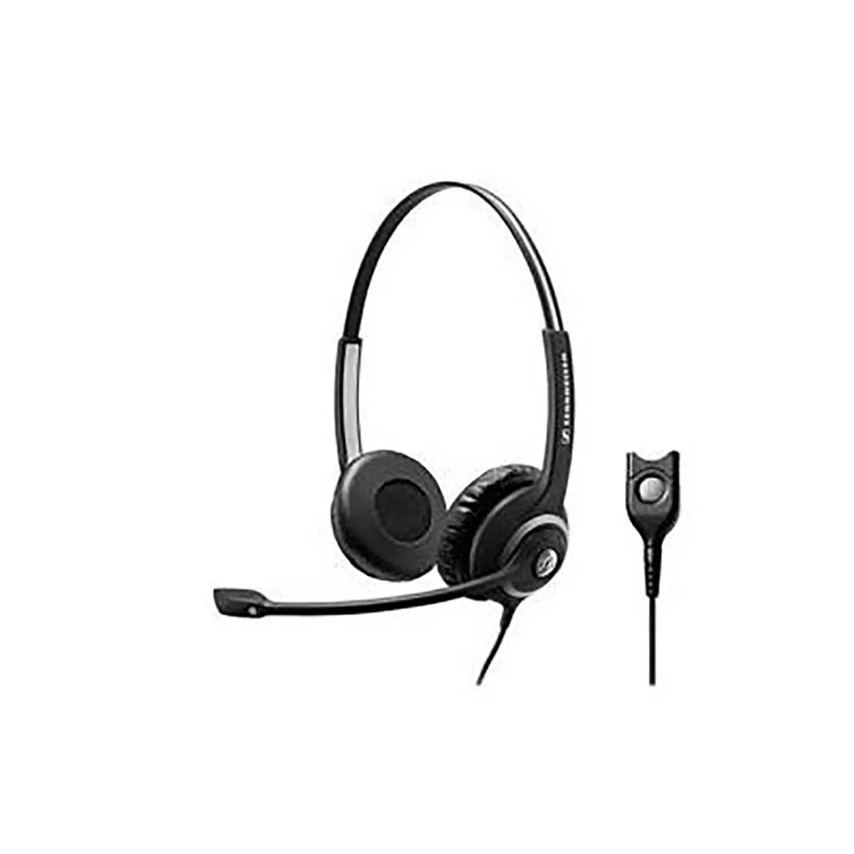 Auricolari a innesto Sennheiser 504402 Scollegamento rapido Nero, Argento