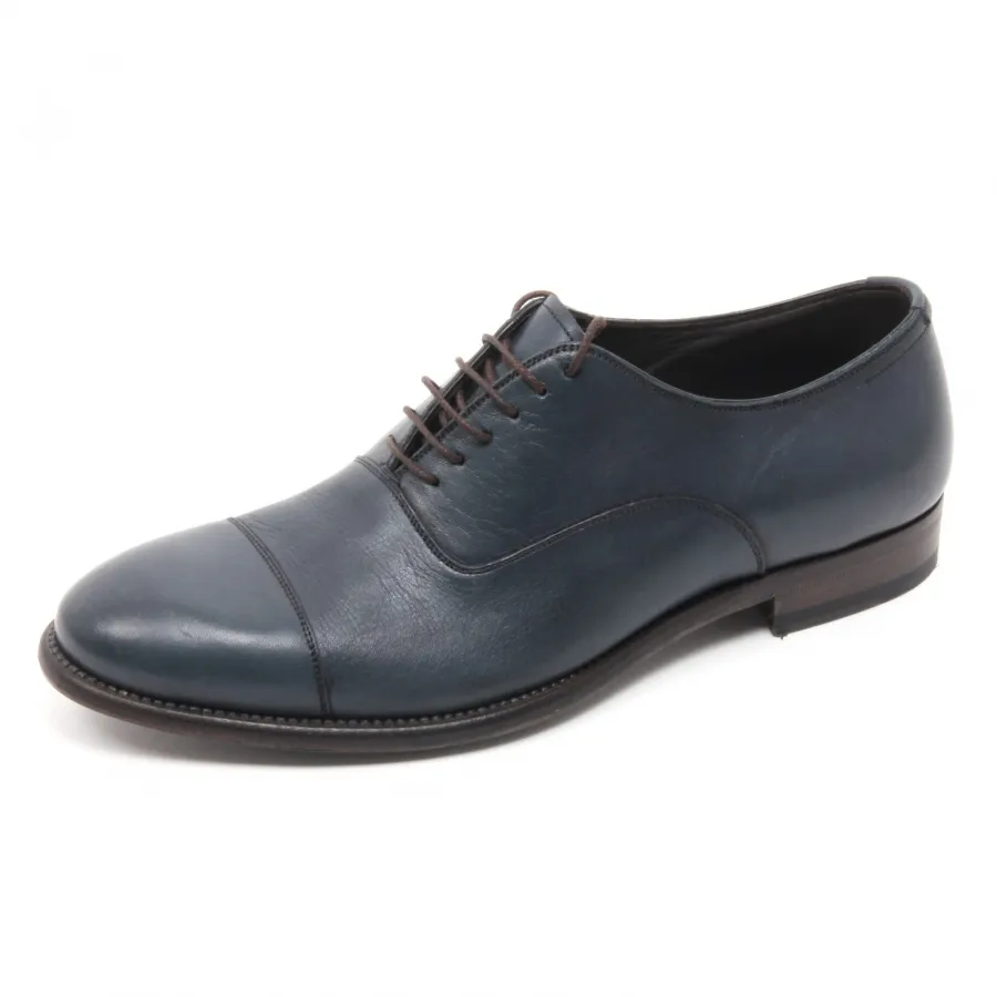B5743 scarpa classica uomo PEREGO SHOES scarpe blu shoe man