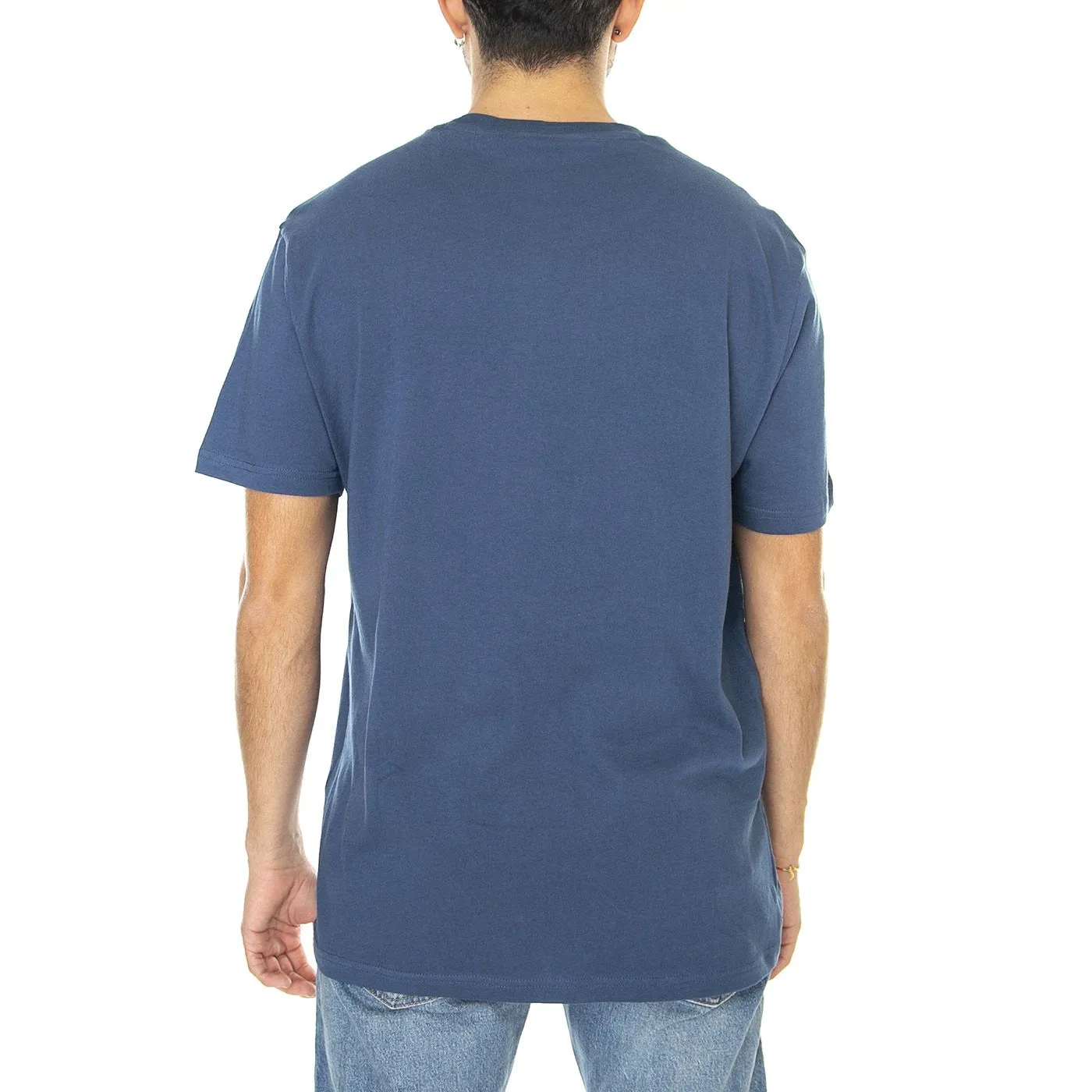 Ben Sherman Brighton Gramophone Tee Blue Denim - Maglietta Girocollo Uomo Blu    