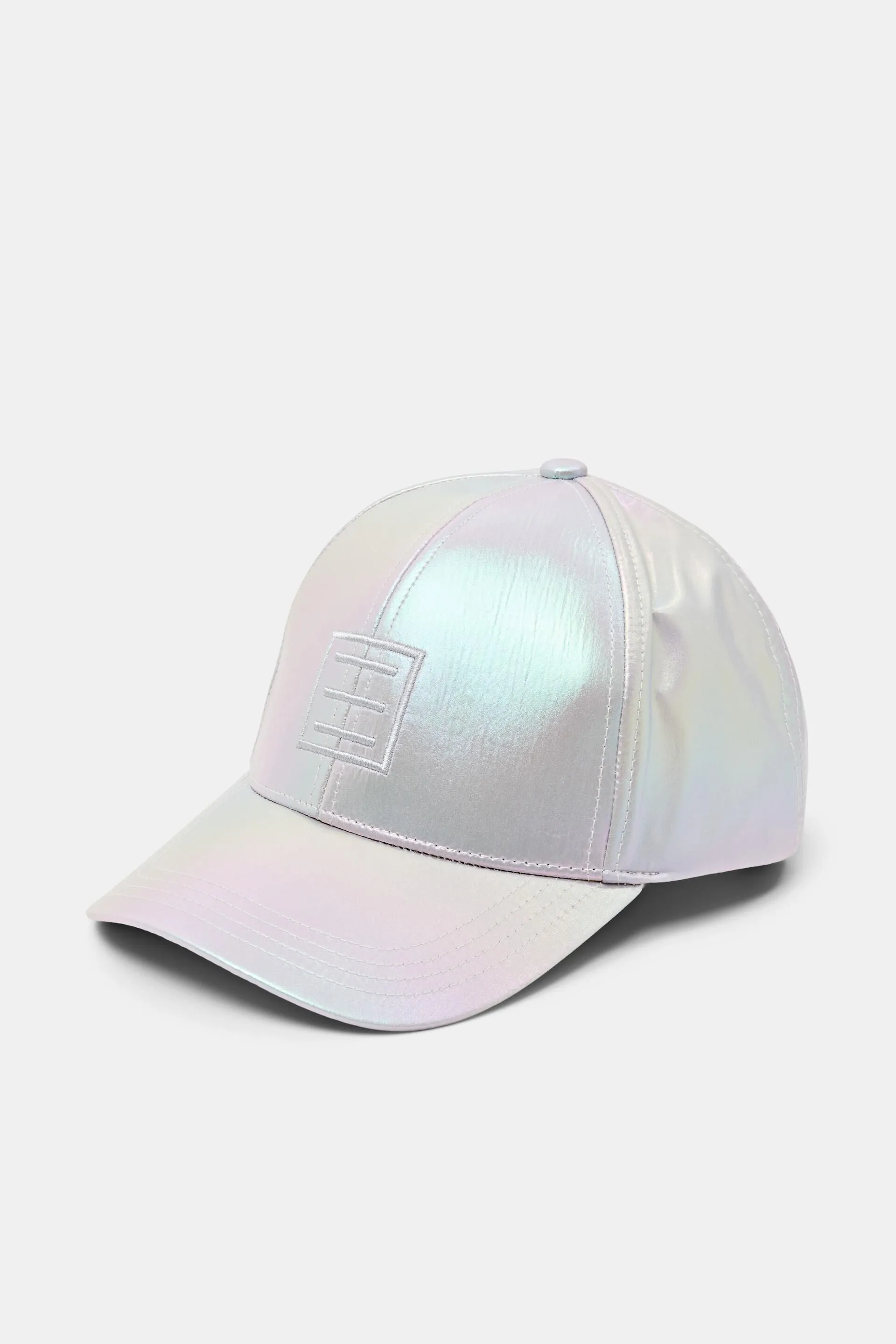Berretto da baseball con logo metallizzato