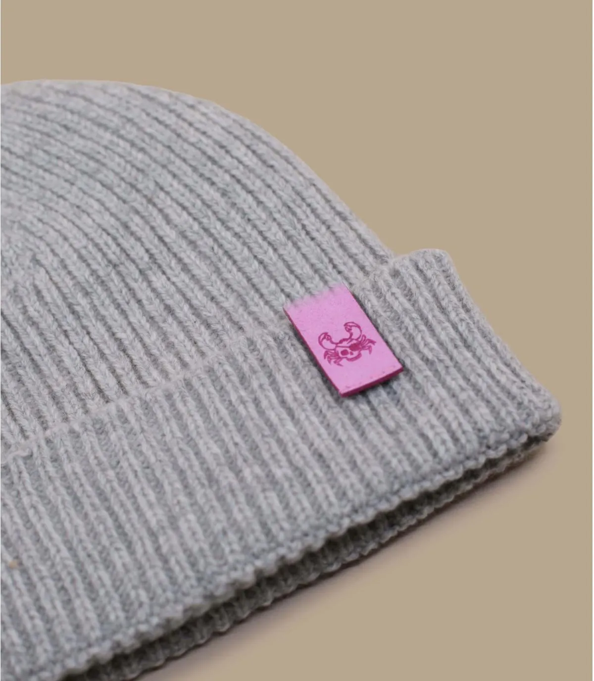 berretto grigio prodotto in Francia  Bonnet Ocean Legend grey pink     