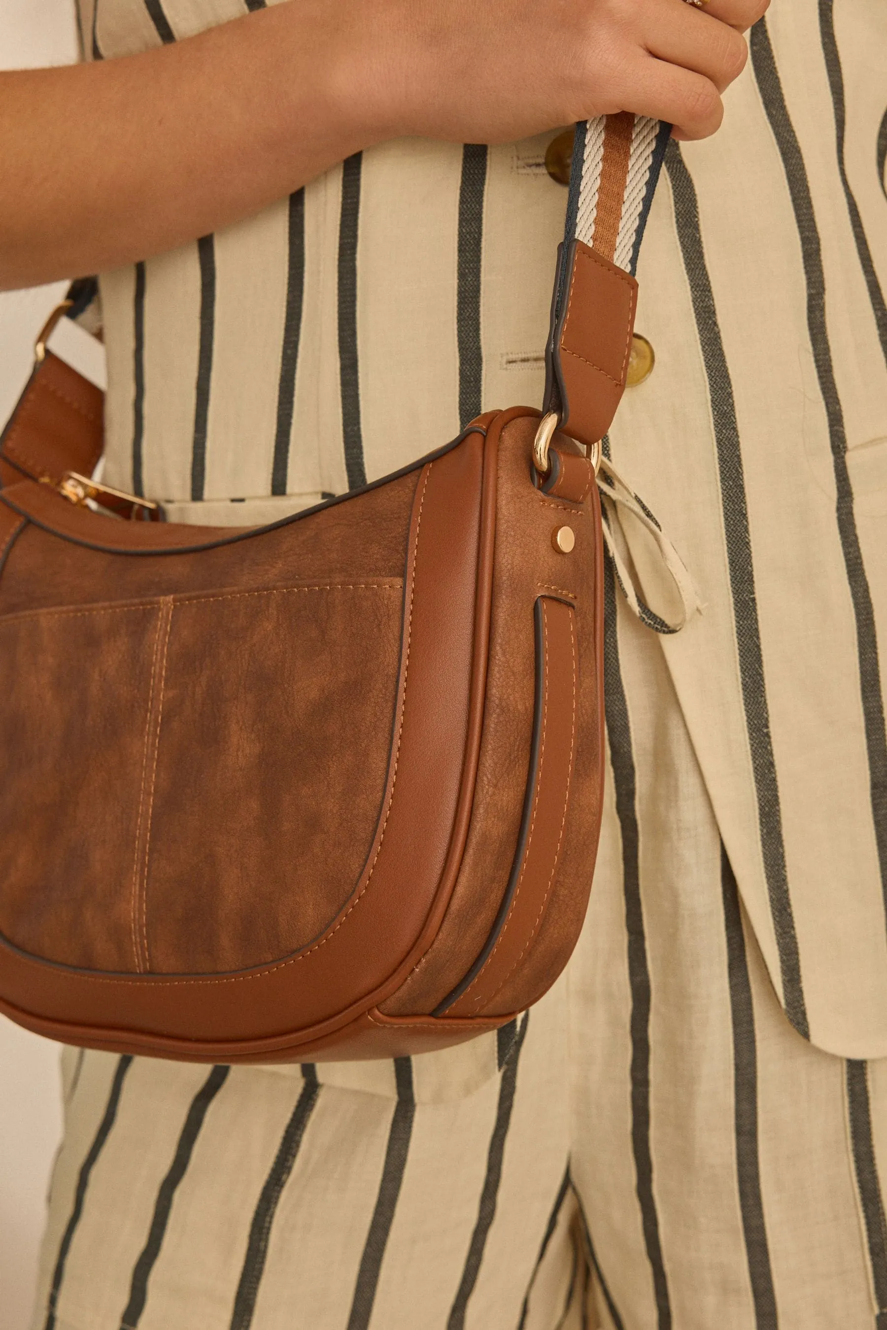 Borsa a bisaccia con tracolla