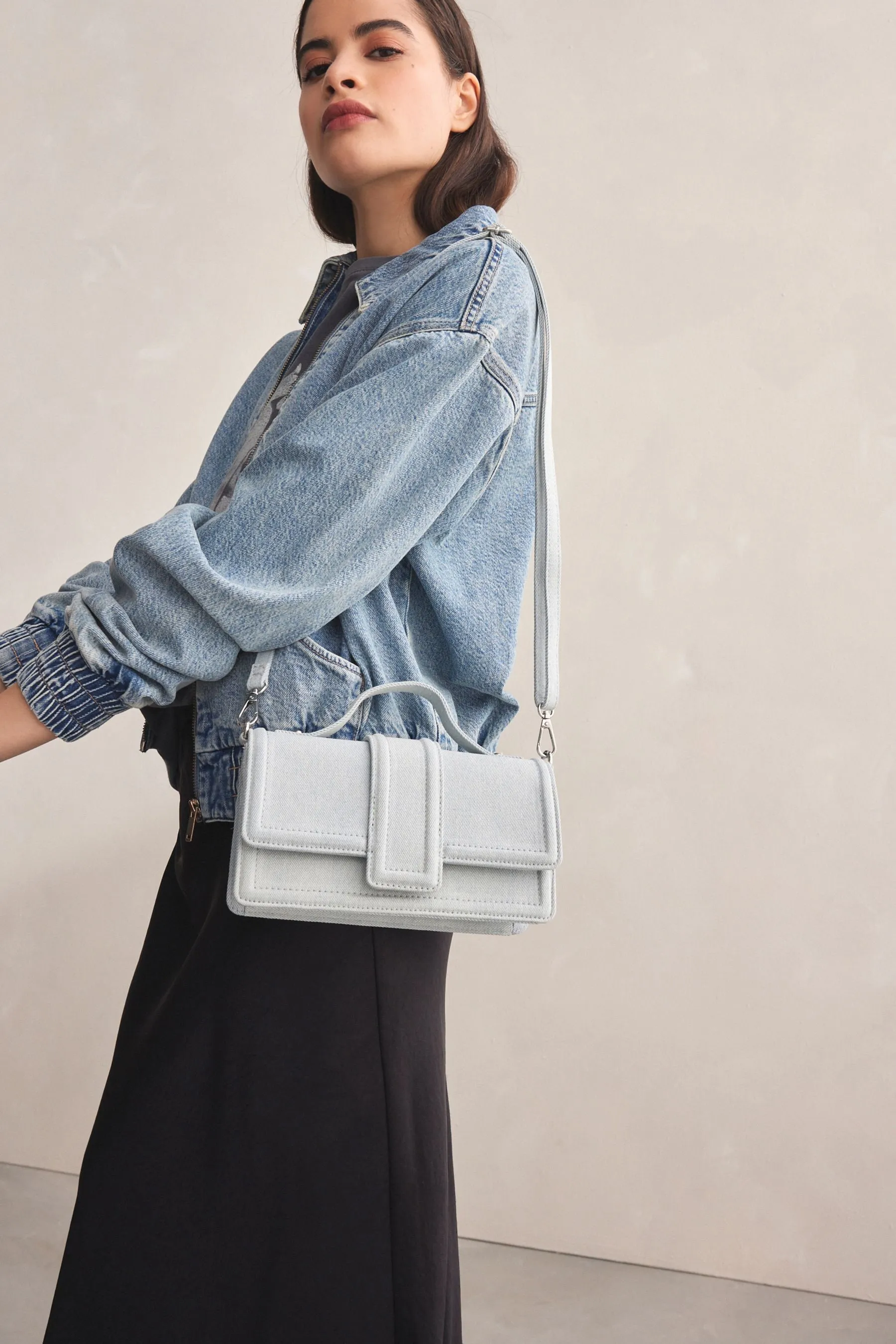 Borsa a tracolla con manico