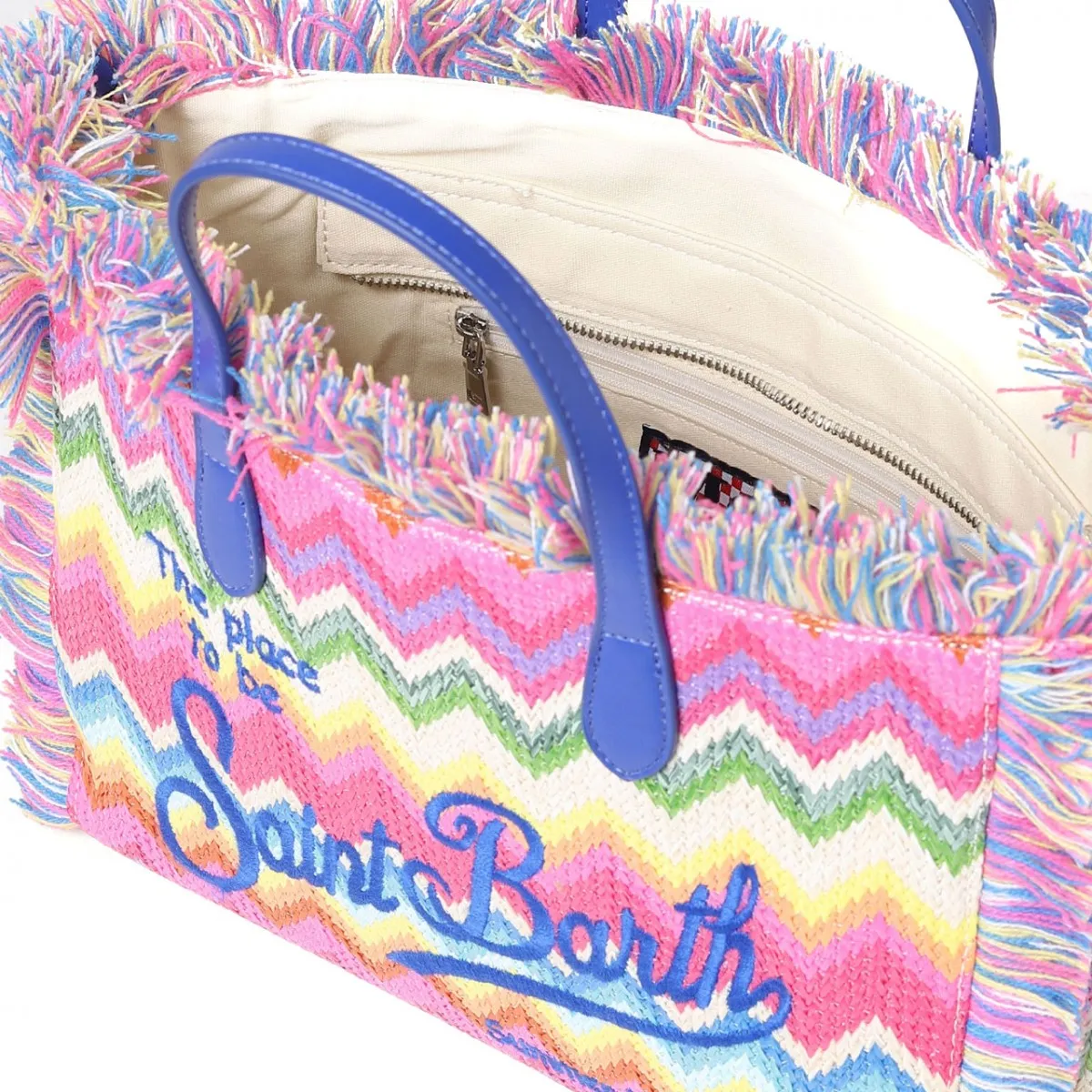 Borsa Colette Straw Multicolor 77 Emb