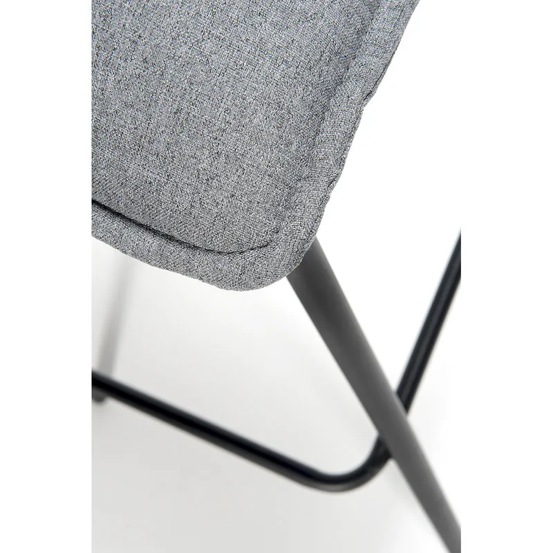 Braid Sgabello in tessuto van gogh, grigio