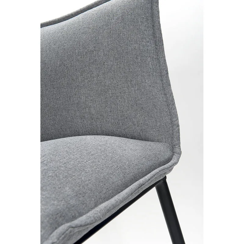Braid Sgabello in tessuto van gogh, grigio