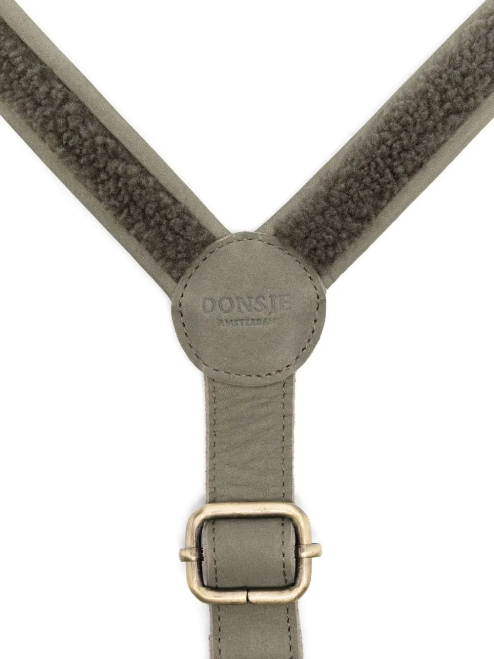 Bretelle per bambino Donsje Bay grigio con chiusura a clip
