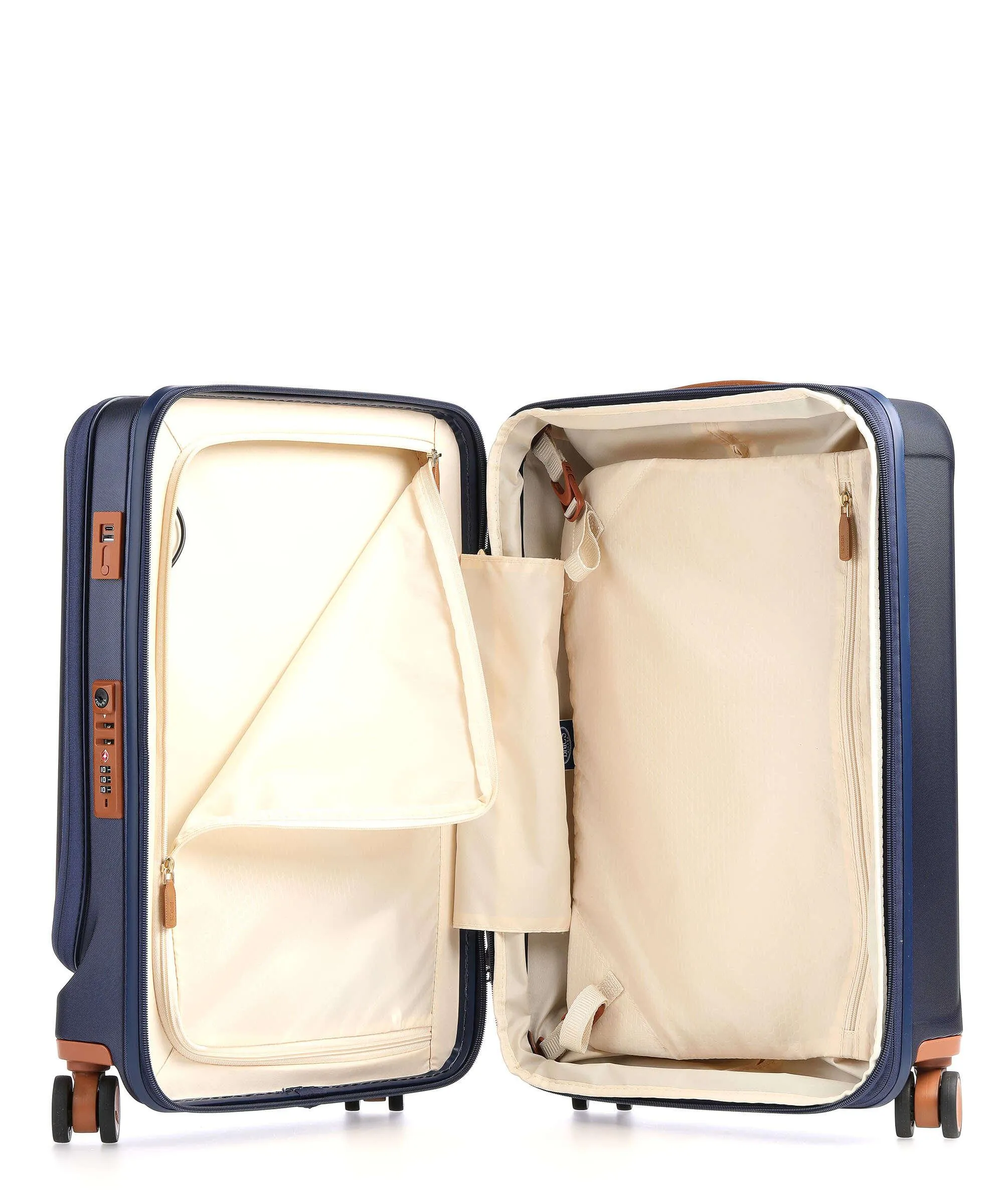  Brics Capri Valigia trolley (4 ruote) blu 55 cm  
