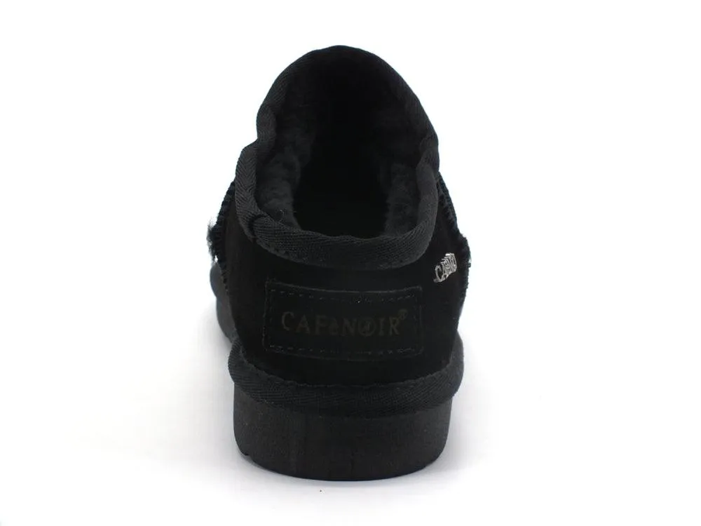 CAFENOIR Sabot Ciabatta Pelo Nero DR6040