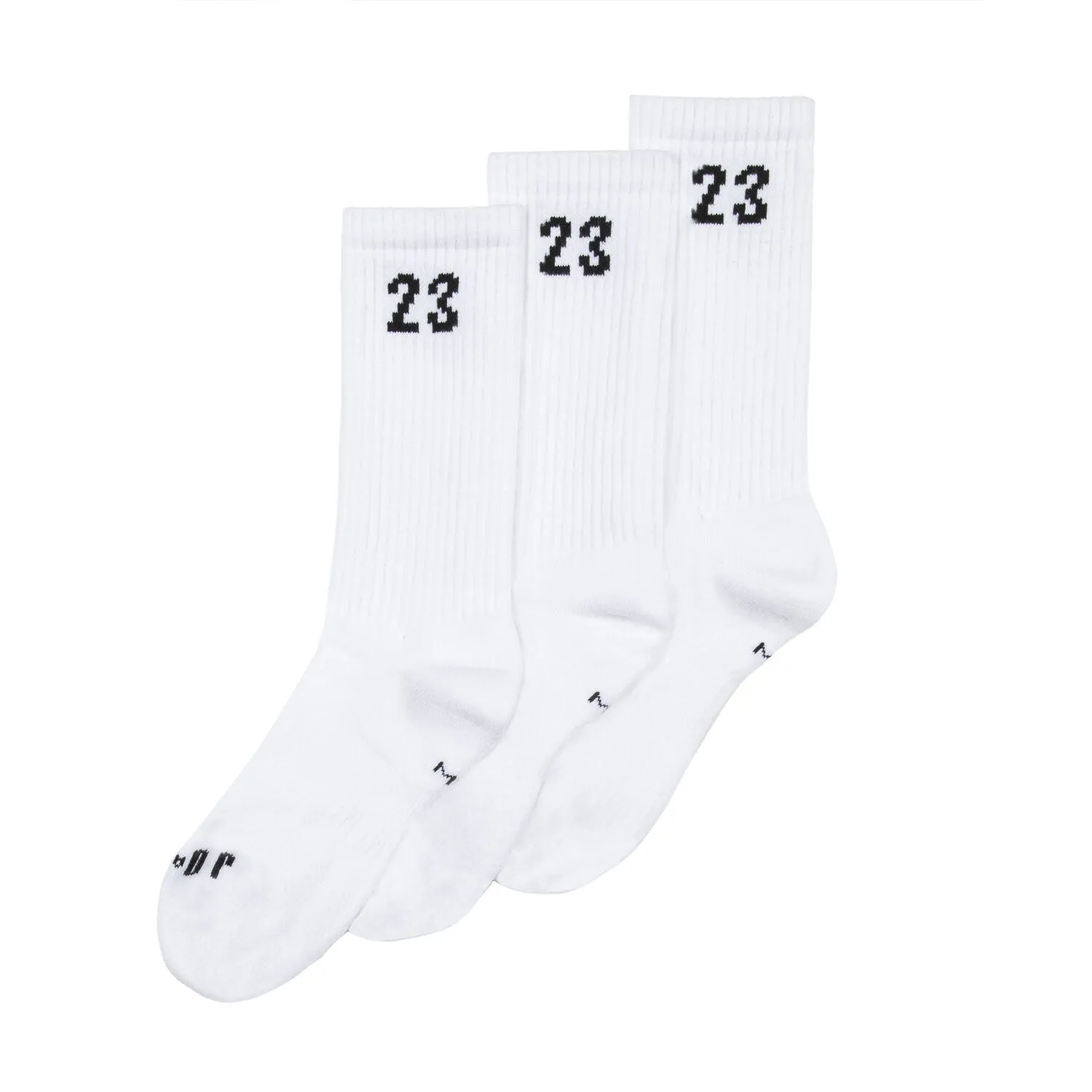 Calzini JORDAN Unisex U JORDAN ESSENTIAL CREW 3PR Bianco