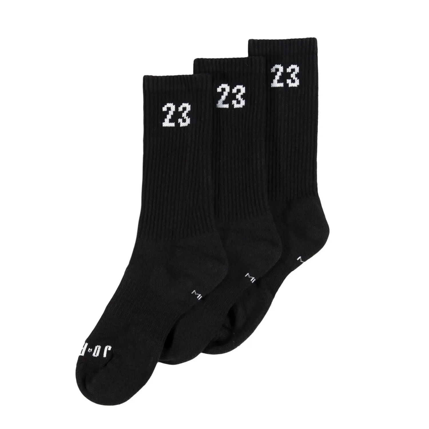 Calzini JORDAN Unisex U JORDAN ESSENTIAL CREW 3PR Nero