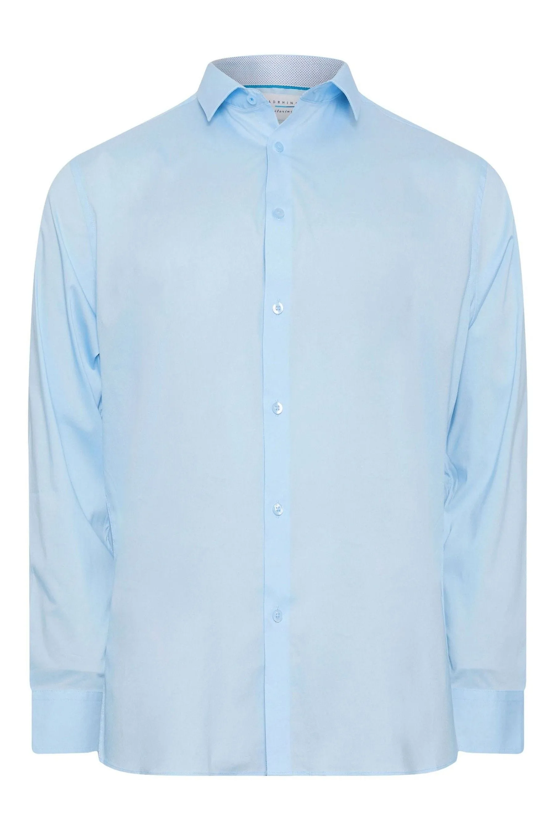 Camicia BadRhino Big & Tall Formale Manica lunga a righe    