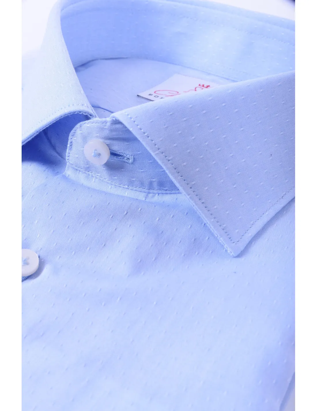 Camicia celeste uomo slim Chandra