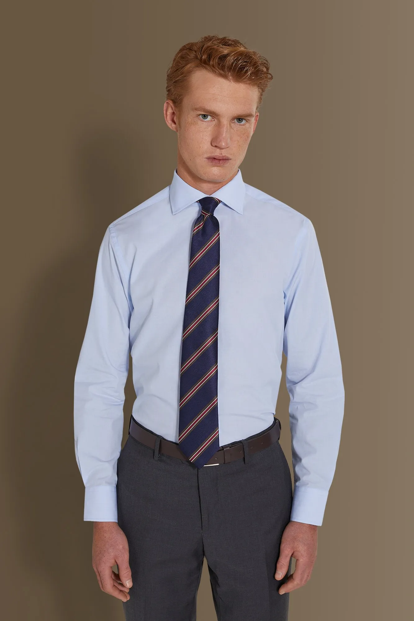 Camicia classica uomo collo francese filafil