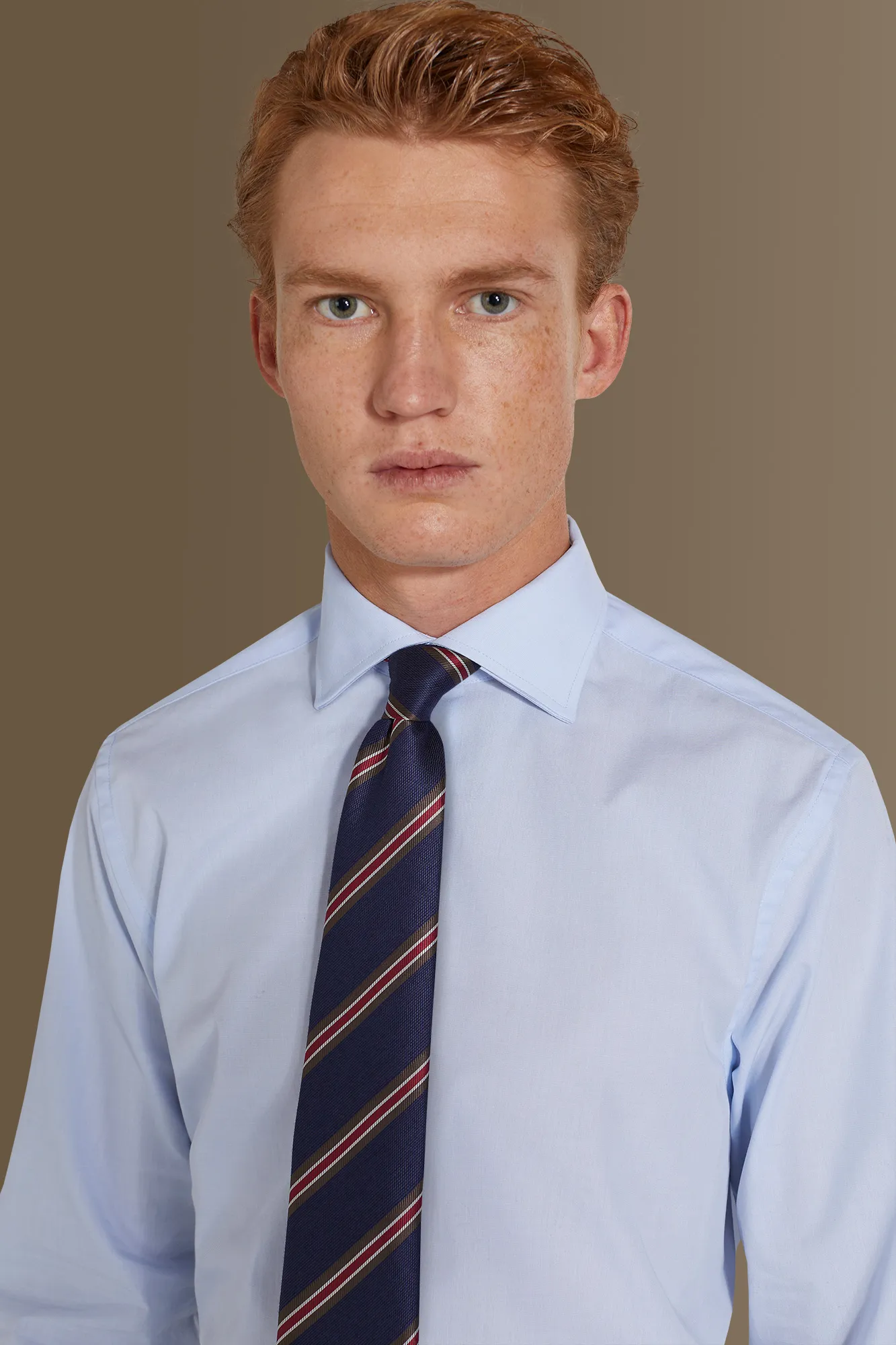 Camicia classica uomo collo francese filafil