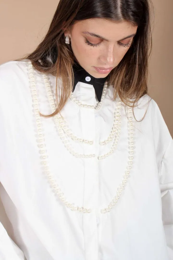 Camicia Collana Perle