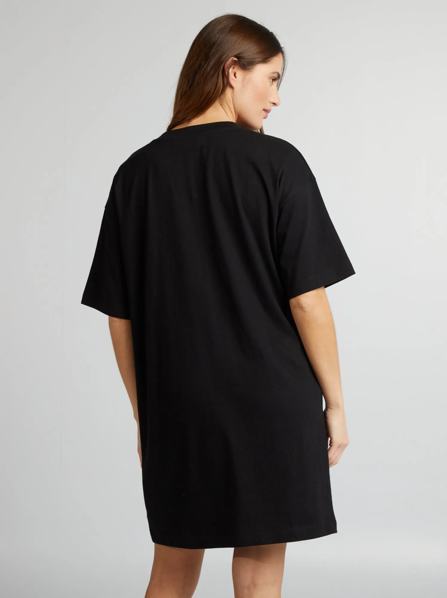 Camicia di notte in maglia jersey - BEIGE
