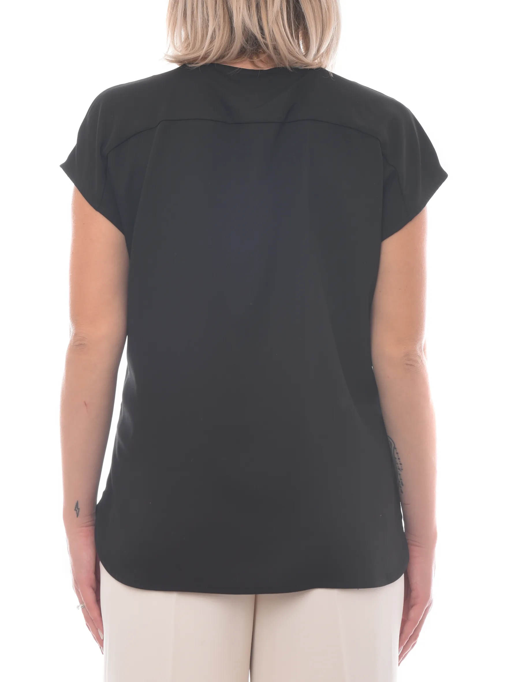 camicia in satin fluido