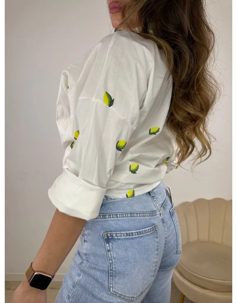 CAMICIA LEMON BIANCA