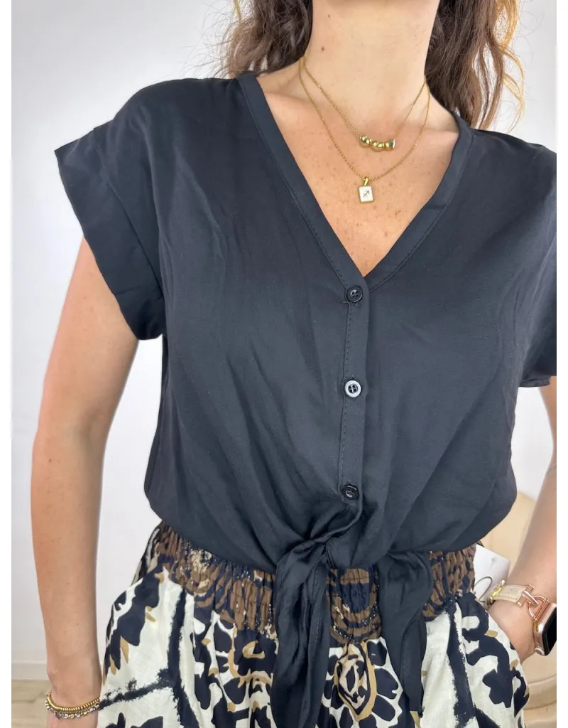 CAMICIA LORENA NERA