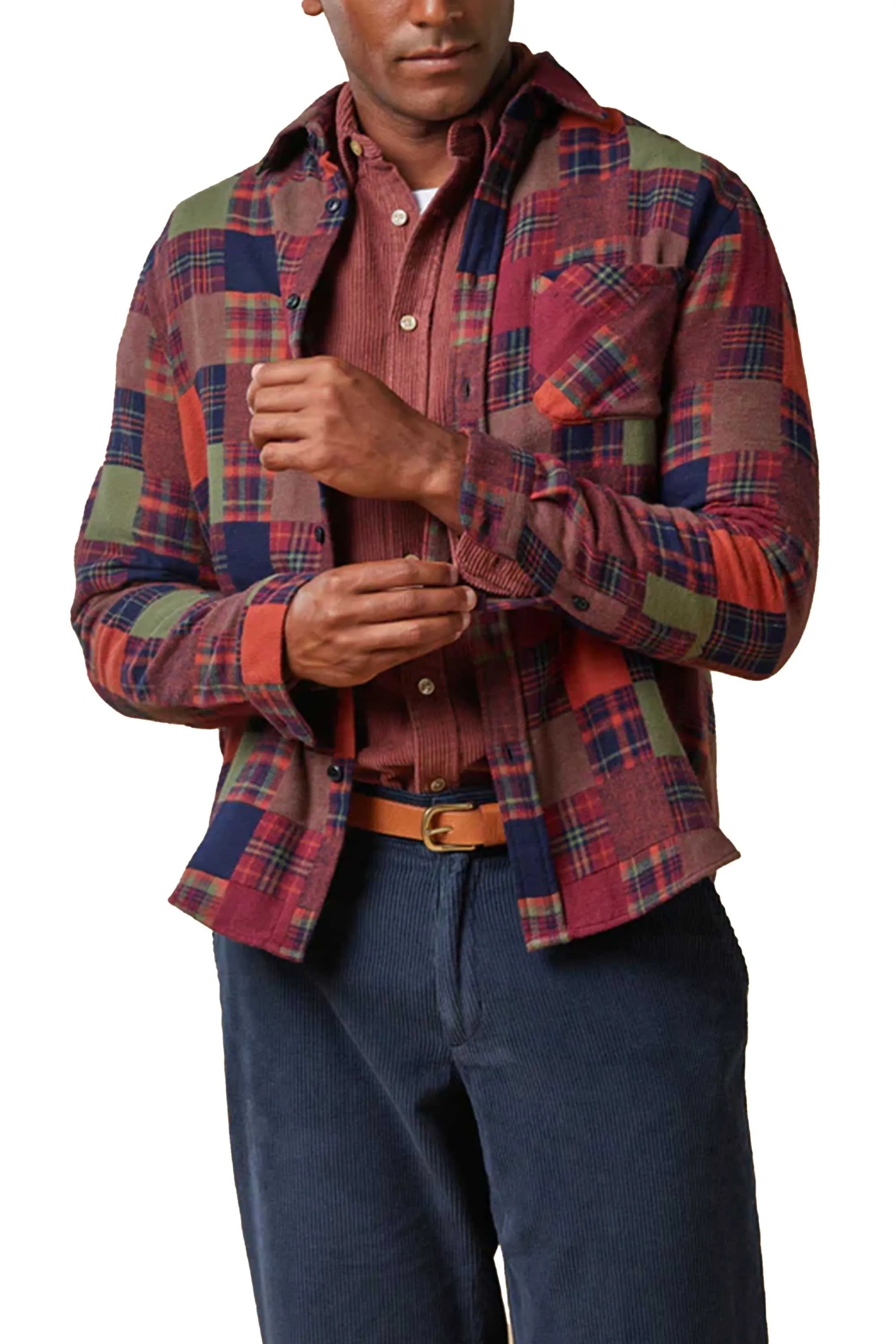        CAMICIA MANICA LUNGA OG PATCHWORK