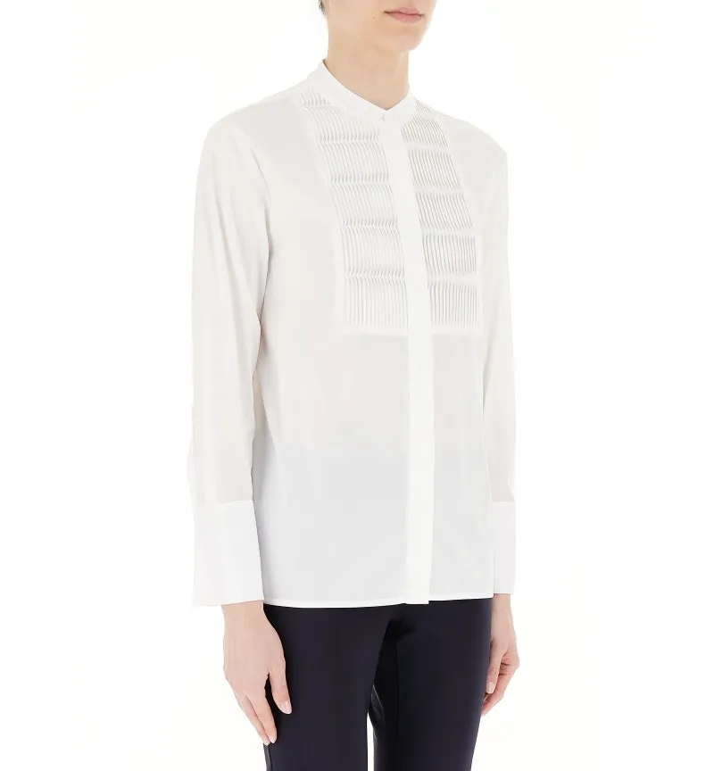 Camicia plissettata