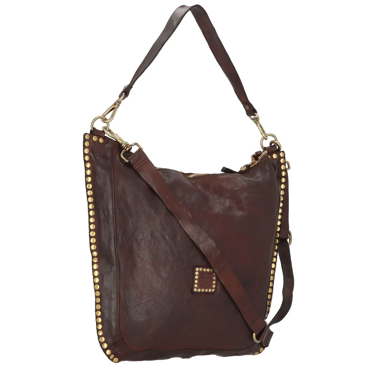 Campomaggi Borsa a tracolla in pelle 40 cm