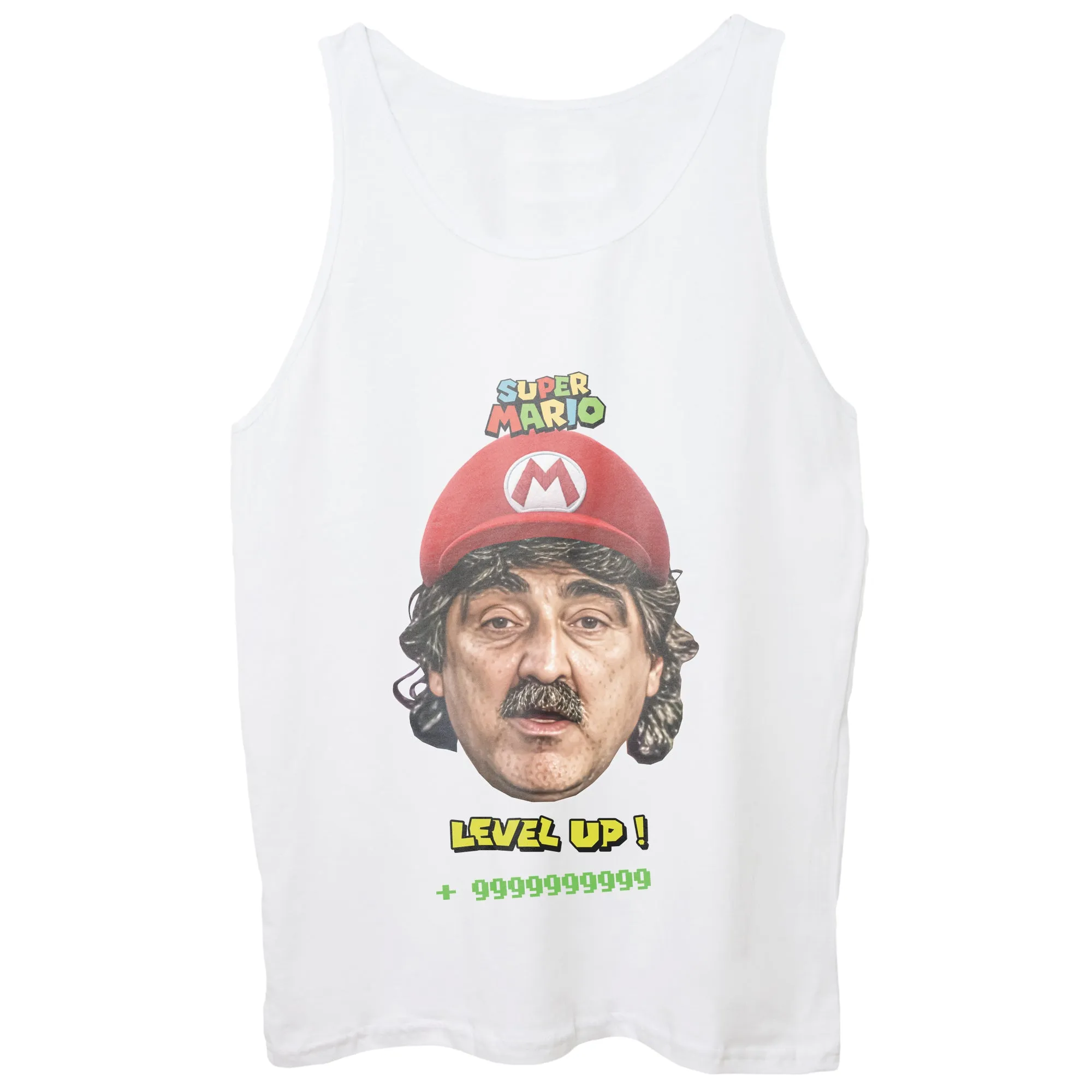 Canotta BAFFO - Super Mario - Da Crema - Level Up #chooseurcolor