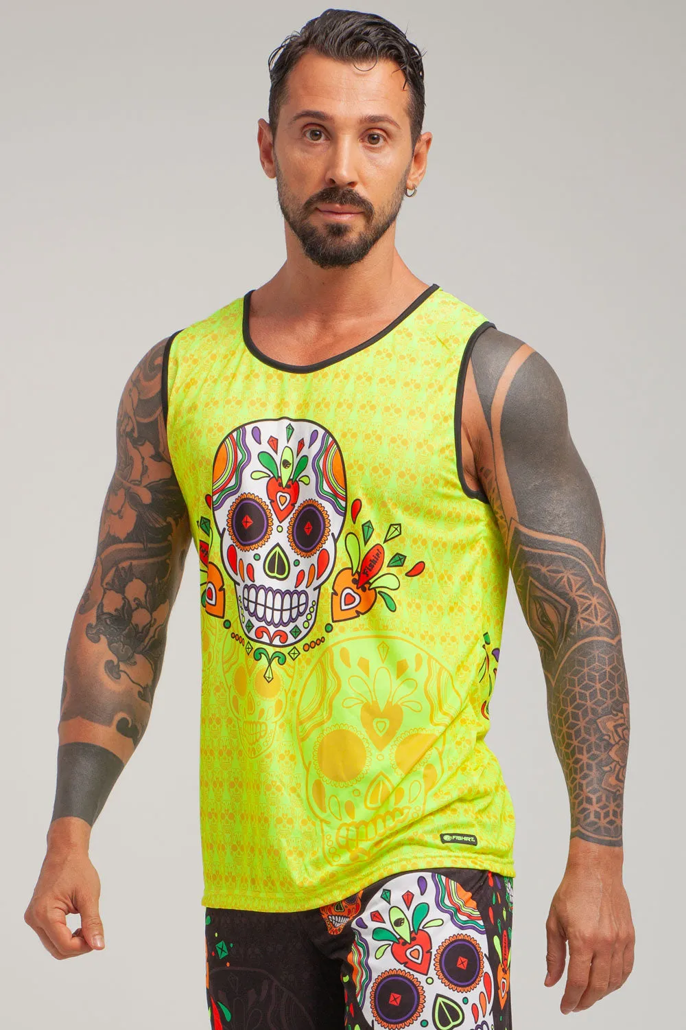Canotta Performance Muertos - Giallo