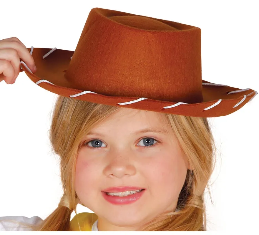 Cappello da cowboy feltro per bambini