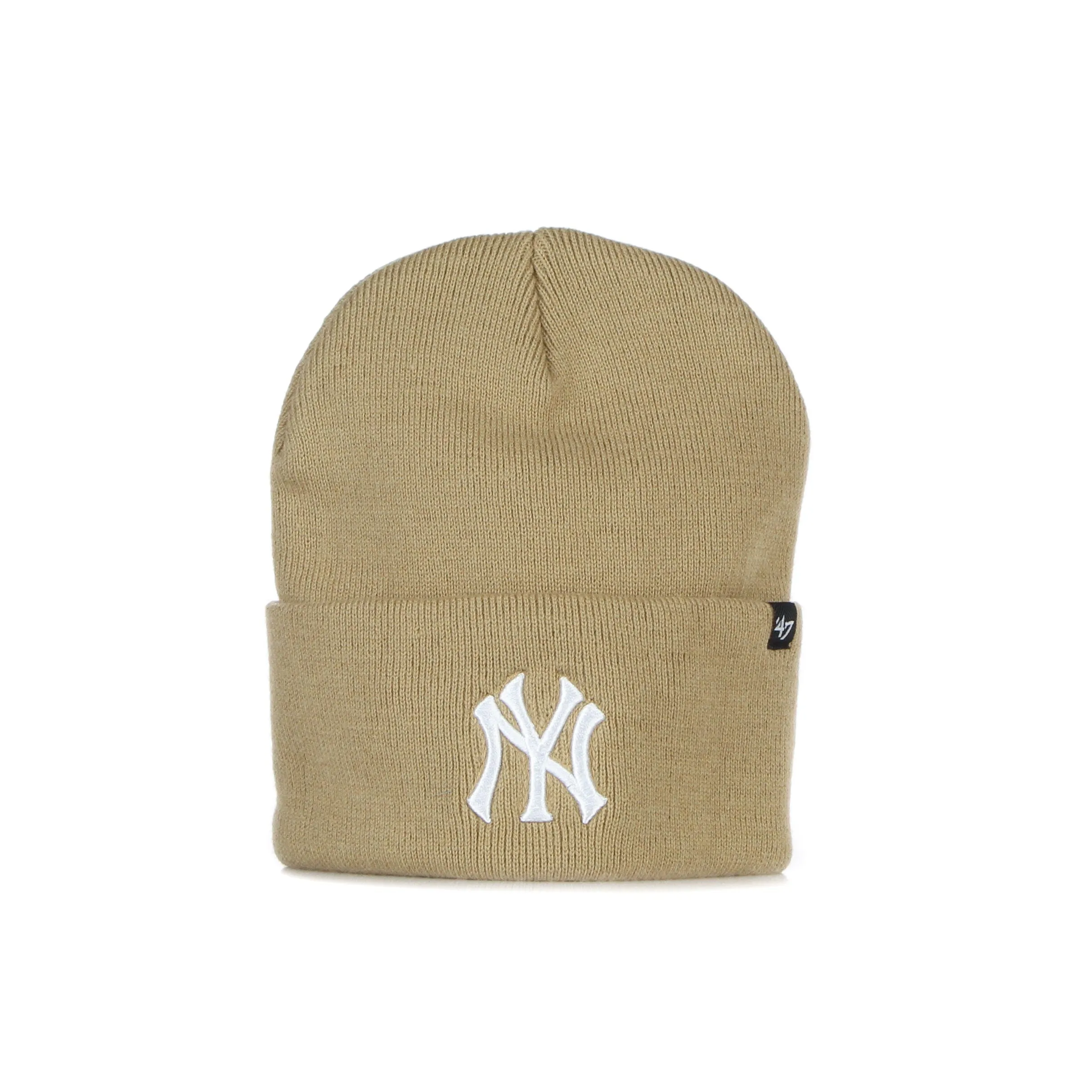 Cappello Uomo Mlb Haymaker Cuff Knit Neyyan Khaki/white