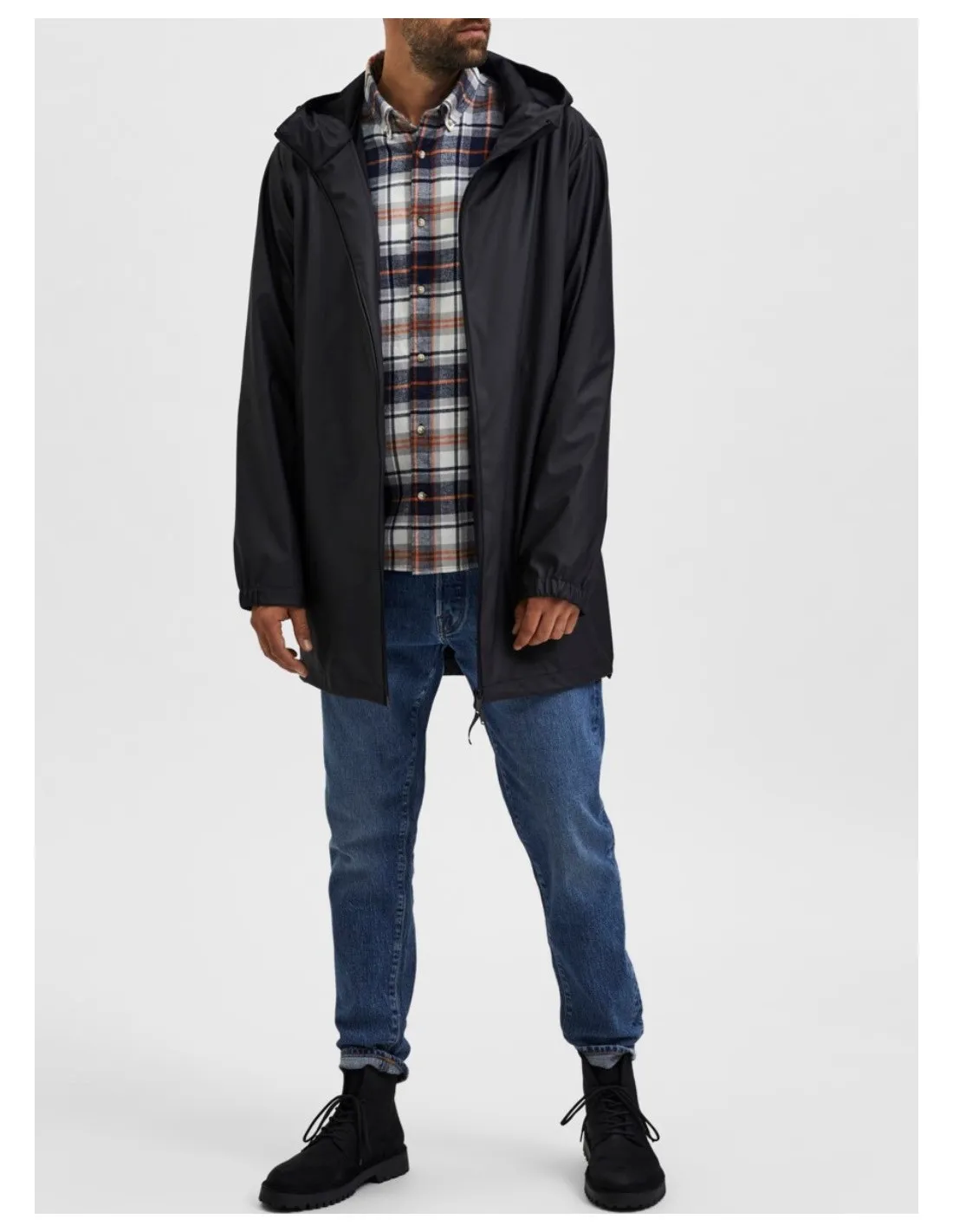 Cappotto Uomo Slhdon Rain Selected