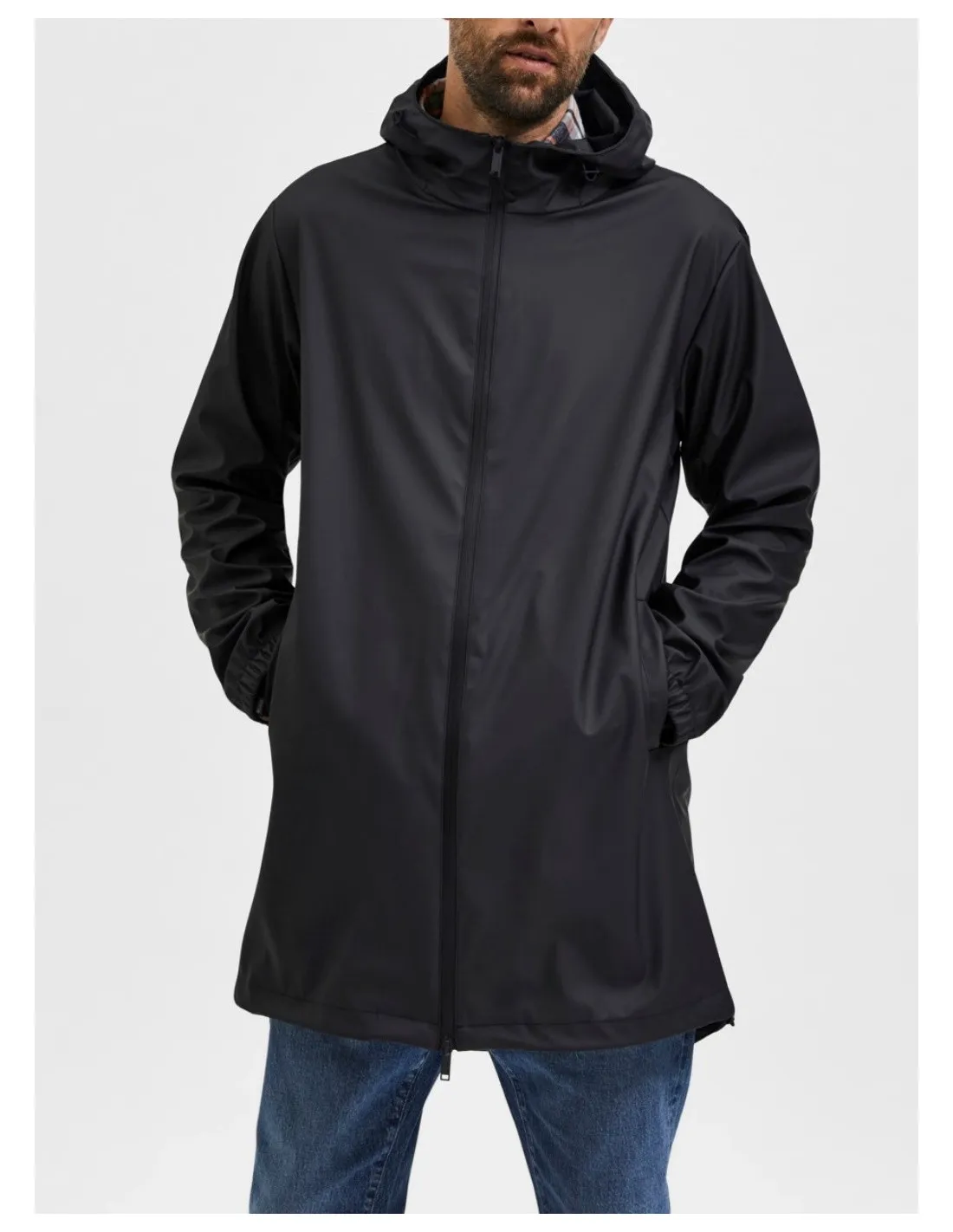 Cappotto Uomo Slhdon Rain Selected