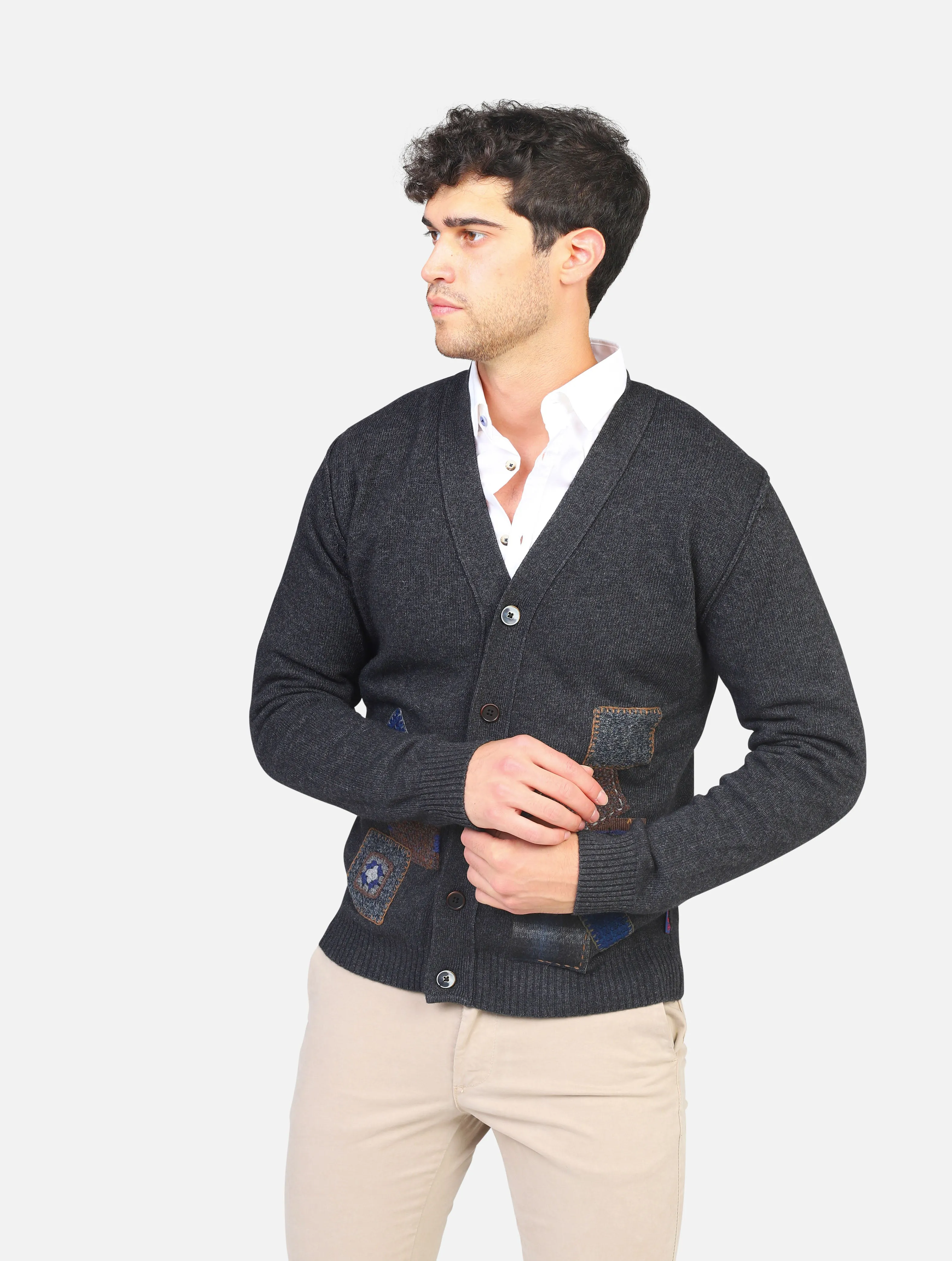 cardigan BOB - KONNORSR003ANTRACITE