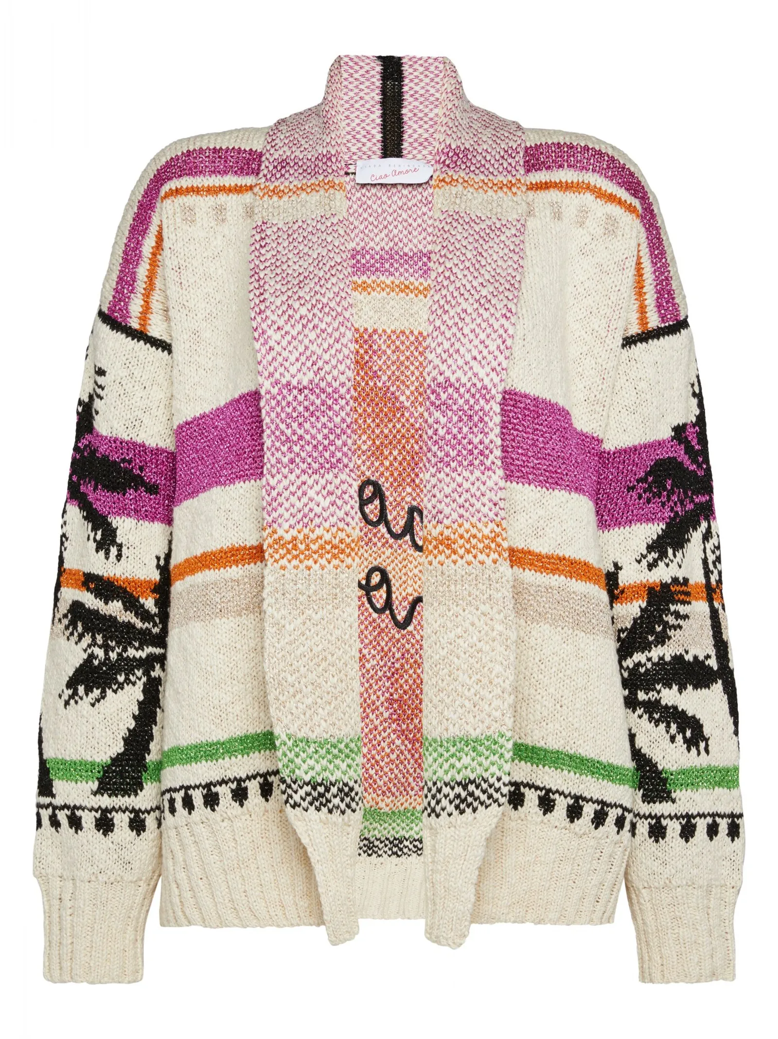 CARDIGAN JACQUARD GIADA BENINCASA DONNA 040901