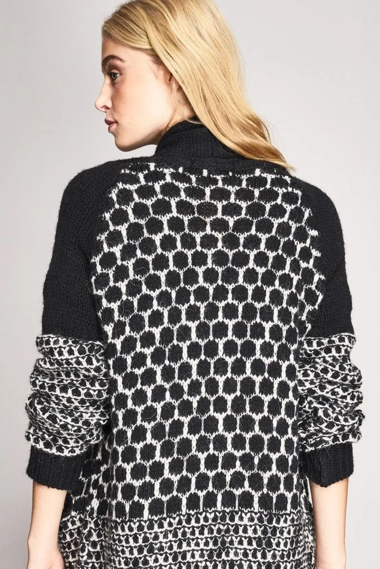 Cardigan Lungo Jacqurds con Tasche