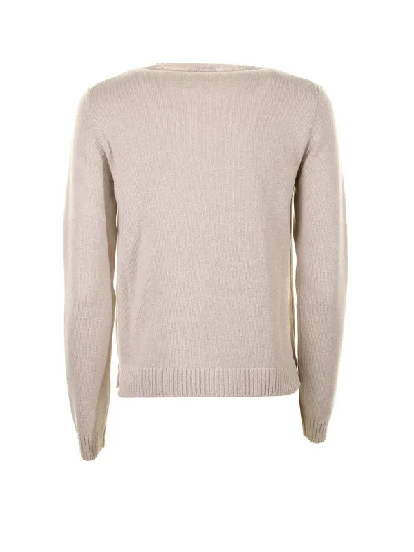 Cardigan with beige buttons